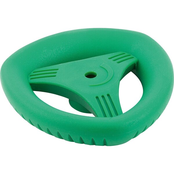 Kipp Delta Wheel D1=80 Square Socket Sw=9, Size:3, Thermoplastic Green Ral6032, Wgr Without Grip, D2=5 K0275.080091 - main